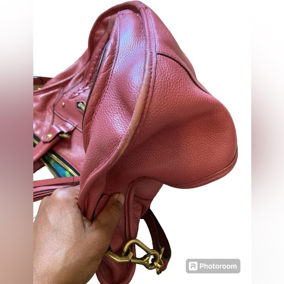 orYANY Pebble Leather Crossbody/ Handbag Satchel with Braiding detail - Picture 10 of 12